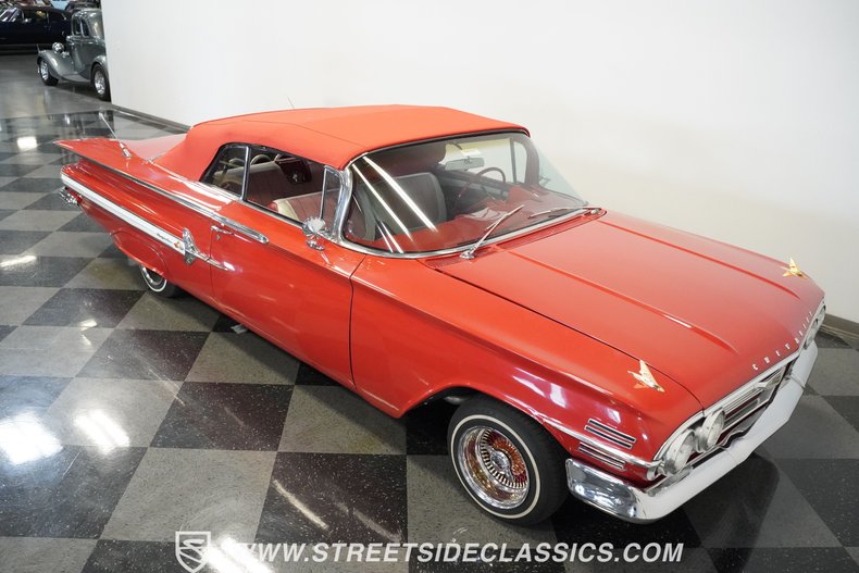 Chevrolet-Impala-1960-Red-Red-43