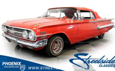 Chevrolet-Impala-1960-Red-Red-48