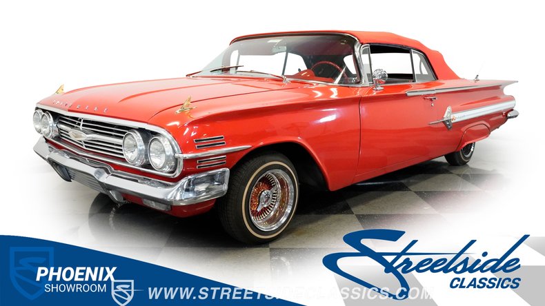 Chevrolet-Impala-1960-Red-Red-48