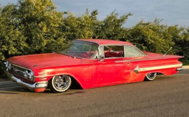 Chevrolet-Impala-1960-Red-Red