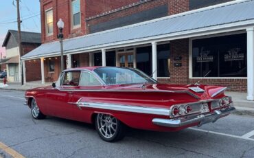 Chevrolet-Impala-1960-Red-Red