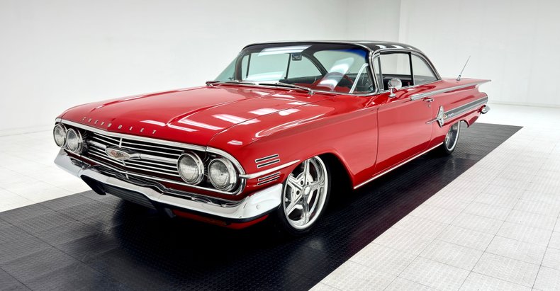 Chevrolet-Impala-1960-Roman-Red-Red-Houndstooth-18