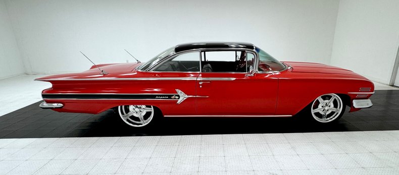 Chevrolet-Impala-1960-Roman-Red-Red-Houndstooth-7