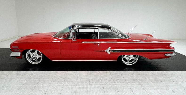Chevrolet-Impala-1960-Roman-Red-Red-Houndstooth