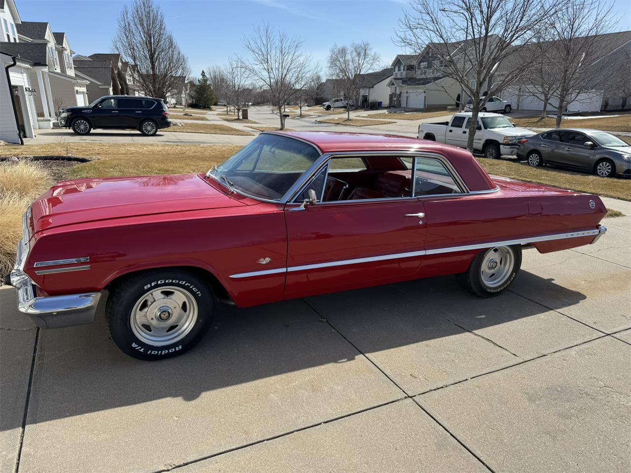 Chevrolet-Impala-1963-Red-Red-1