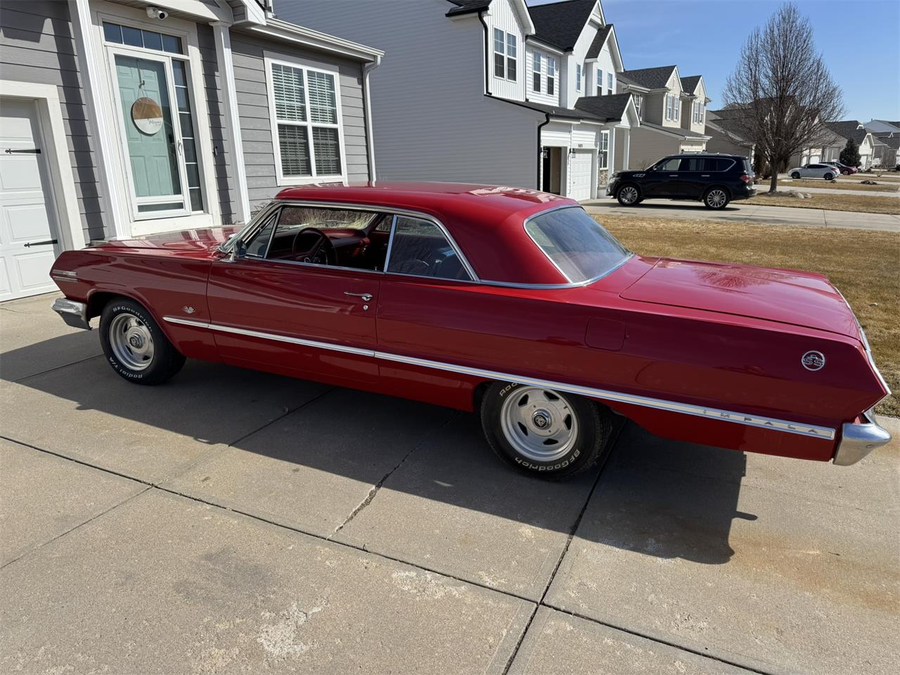 Chevrolet-Impala-1963-Red-Red-2