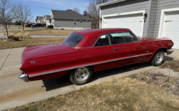 Chevrolet-Impala-1963-Red-Red-4