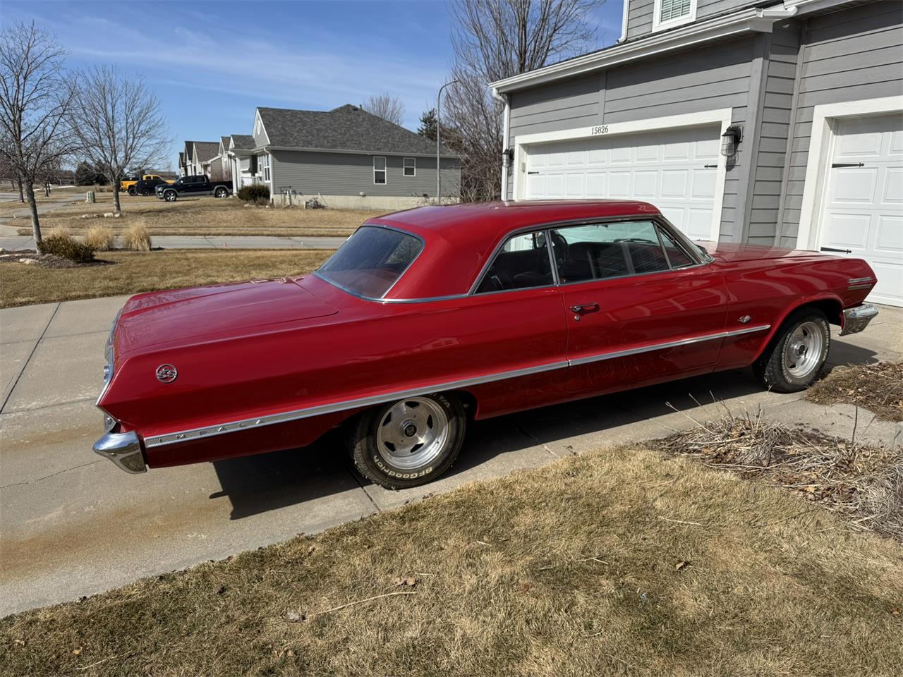 Chevrolet-Impala-1963-Red-Red-4