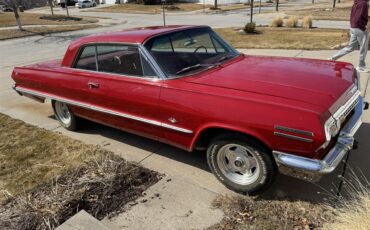 Chevrolet-Impala-1963-Red-Red-5