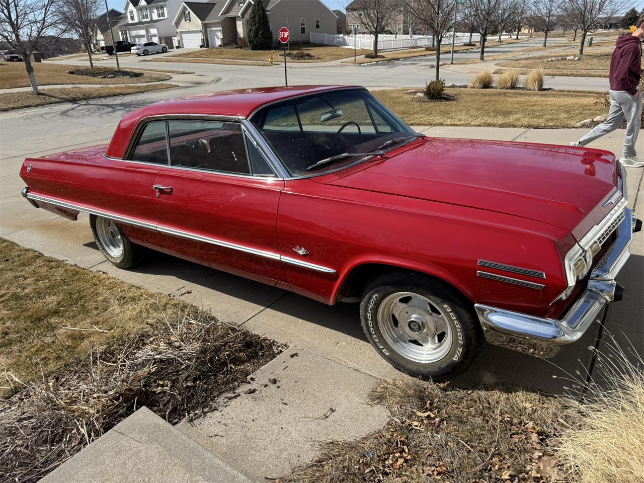 Chevrolet-Impala-1963-Red-Red-5