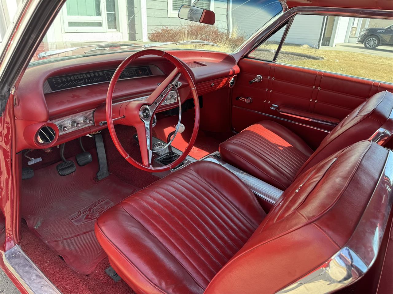 Chevrolet-Impala-1963-Red-Red-6