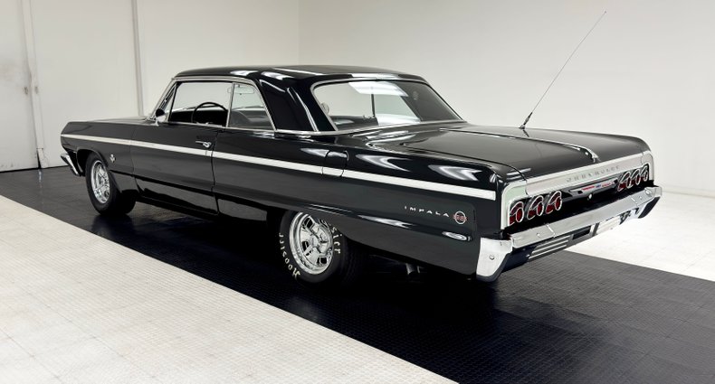 Chevrolet-Impala-1964-Tuxedo-Black-Black-8