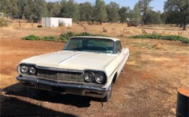 Chevrolet-Impala-1964-White-Blue