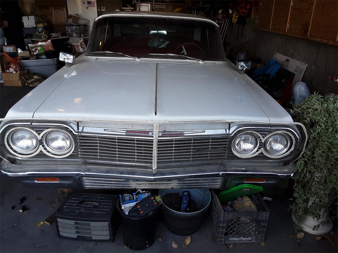 Chevrolet-Impala-1964-White-Red-1