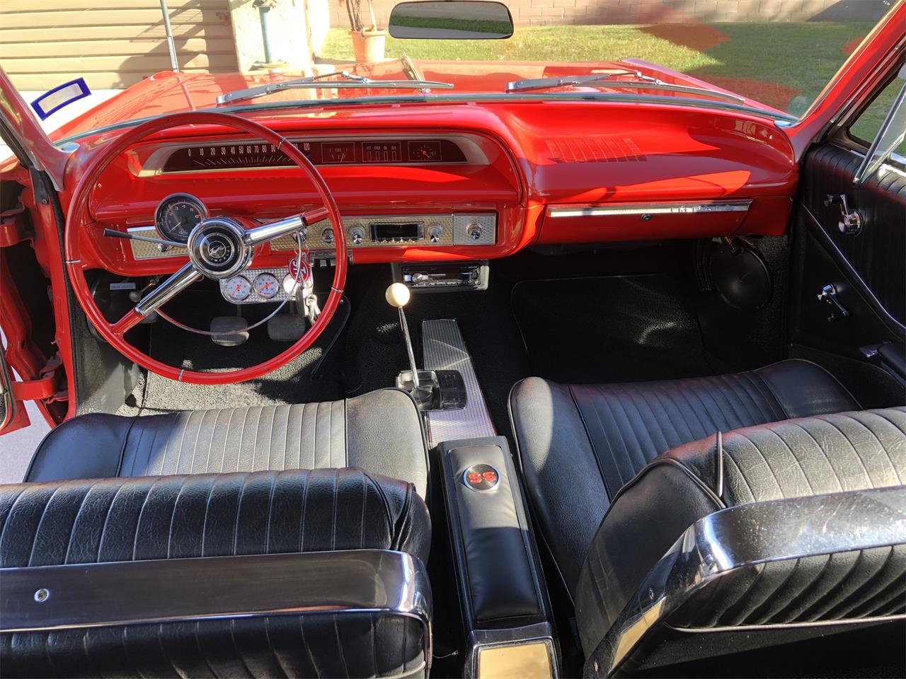 Chevrolet-Impala-ss-1964-Red-Black-22