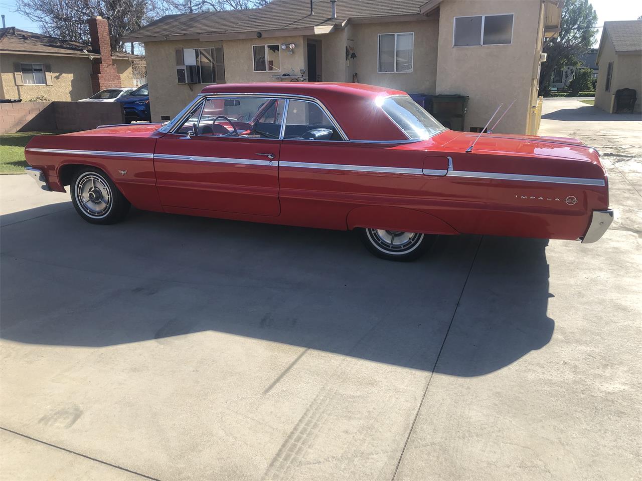 Chevrolet-Impala-ss-1964-Red-Black-5