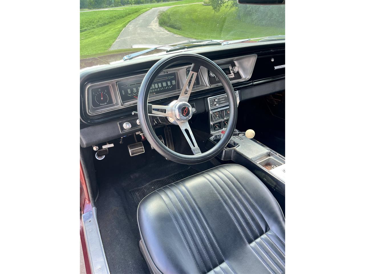 Chevrolet-Impala-ss-1966-Maroon-Black-1