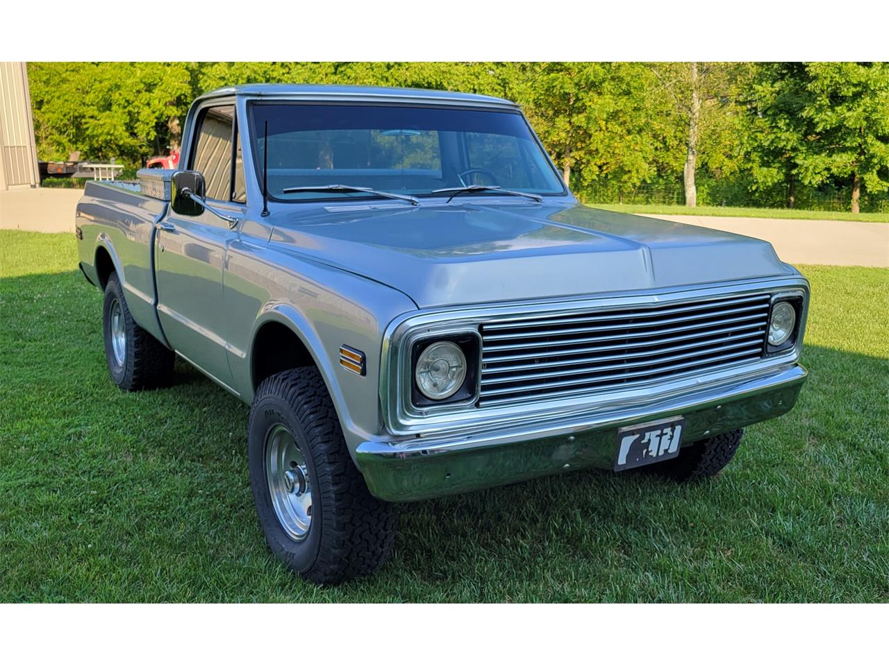 Chevrolet-K-10-1970-Silver-Silver-3