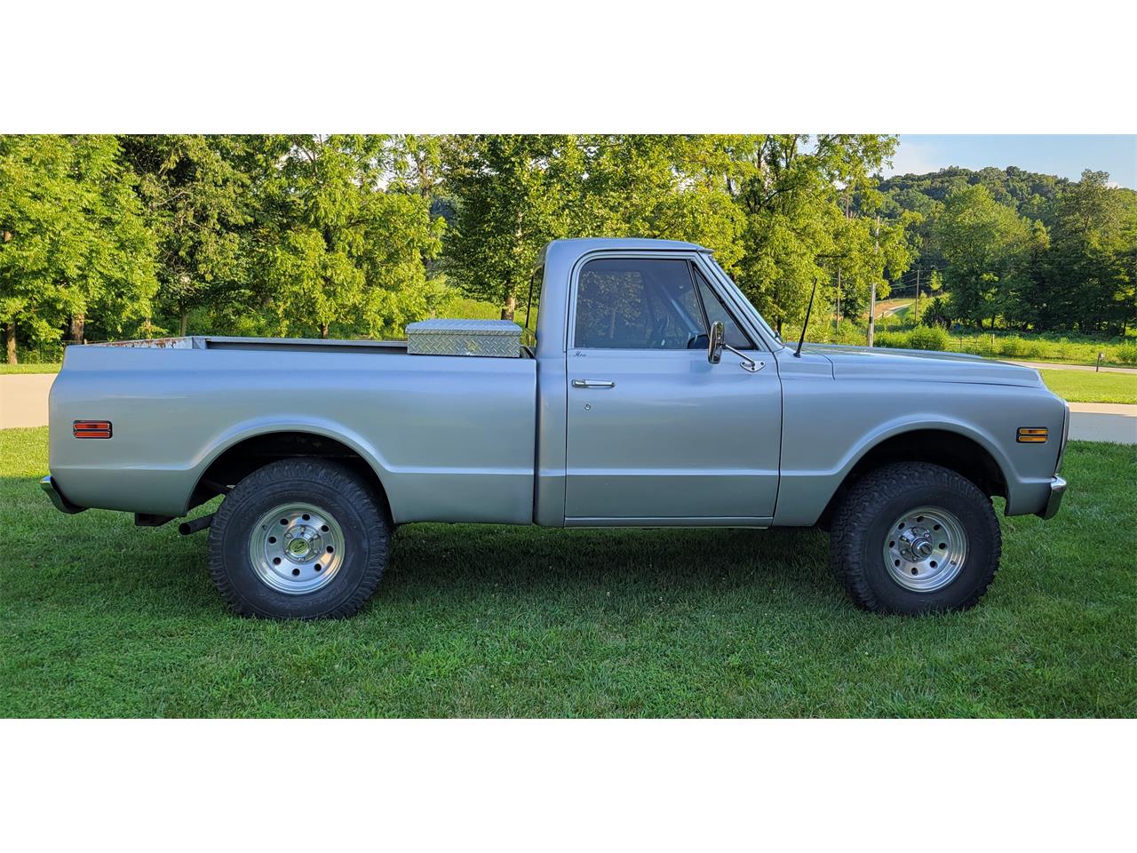 Chevrolet-K-10-1970-Silver-Silver-5