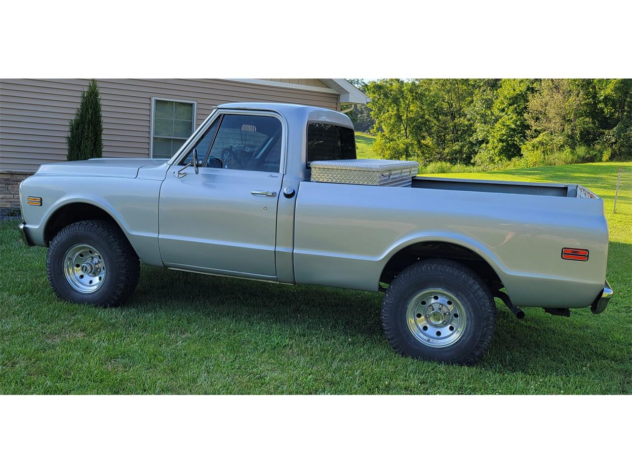 Chevrolet-K-10-1970-Silver-Silver-7