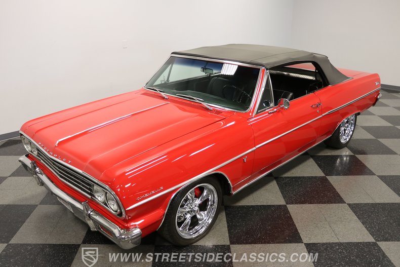 Chevrolet-Malibu-1964-Red-Black-24