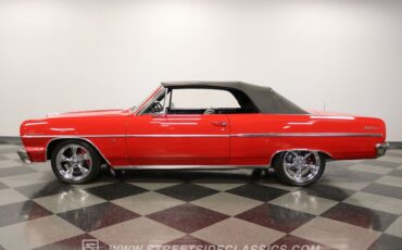Chevrolet-Malibu-1964-Red-Black