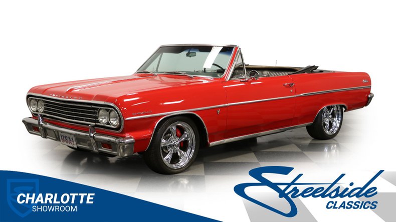 Chevrolet-Malibu-1964-Red-Black-7