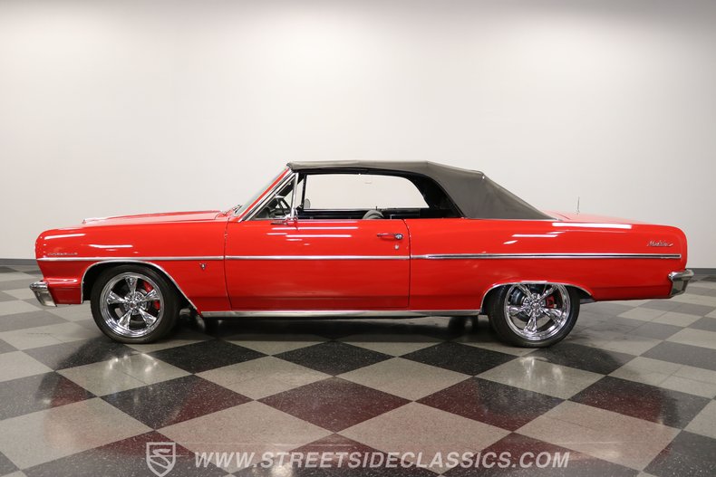 Chevrolet-Malibu-1964-Red-Black