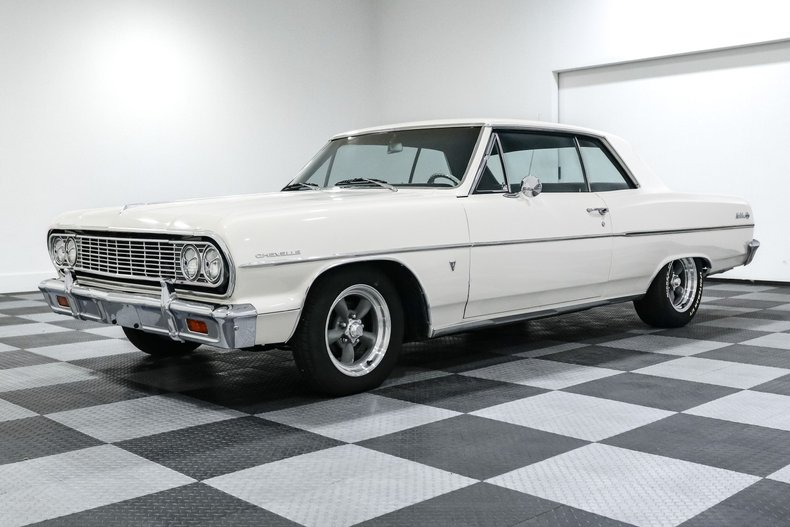 Chevrolet-Malibu-1964-White-Black-7