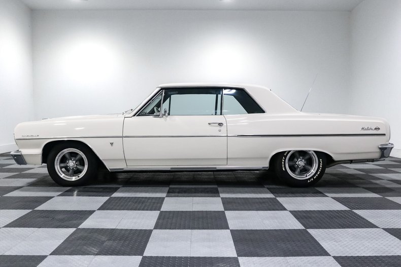 Chevrolet-Malibu-1964-White-Black-9