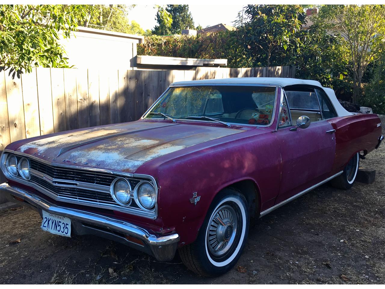 Chevrolet-Malibu-1965-Red-White-1