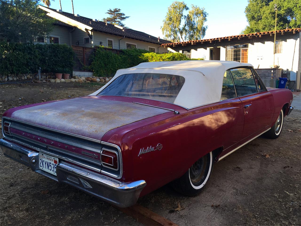 Chevrolet-Malibu-1965-Red-White-2