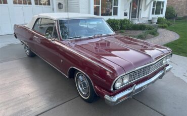 Chevrolet-Malibu-ss-1964-Ember-Red-Black-1