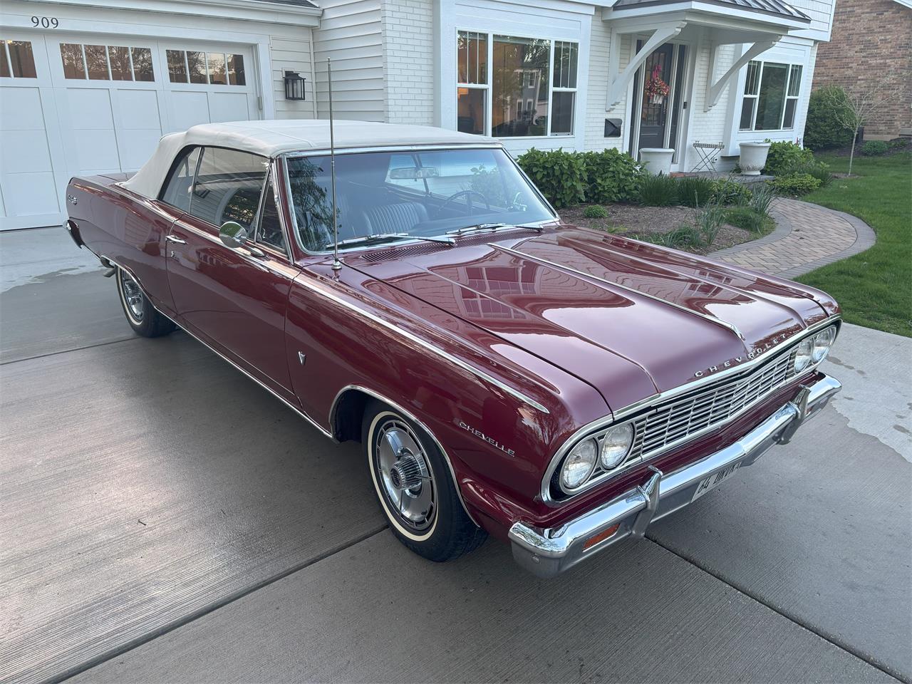 Chevrolet-Malibu-ss-1964-Ember-Red-Black-1