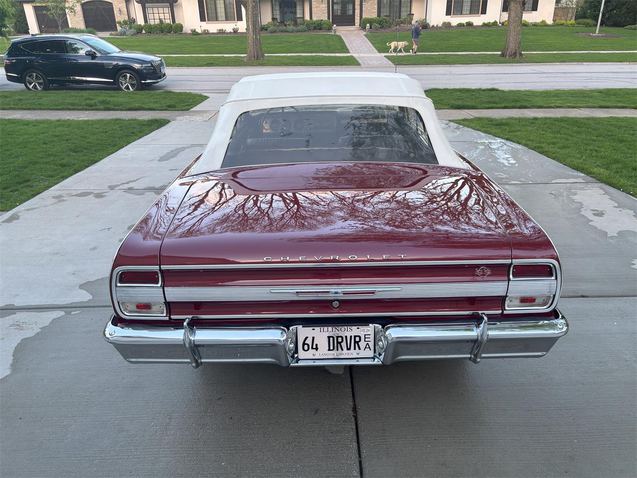Chevrolet-Malibu-ss-1964-Ember-Red-Black-13