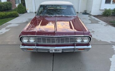 Chevrolet-Malibu-ss-1964-Ember-Red-Black-34