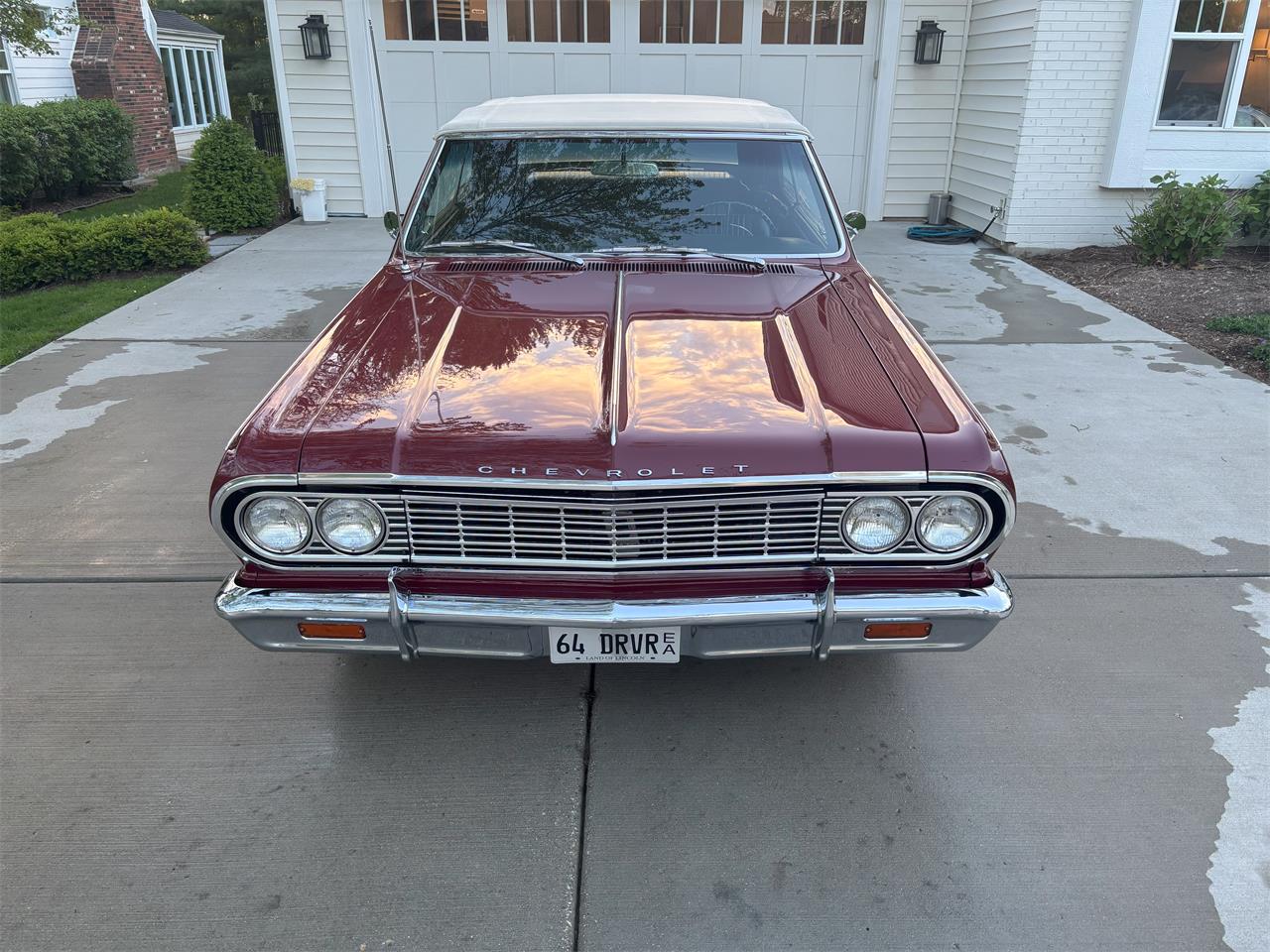 Chevrolet-Malibu-ss-1964-Ember-Red-Black-34