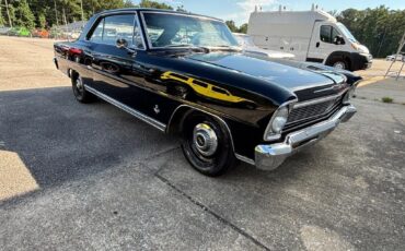 Chevrolet-Nova-SS-real-118-vin-ZA-block-4-spd-frame-off-nic-1966