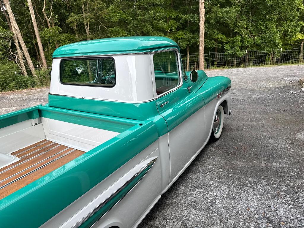 Chevrolet-Other-1959-Blue-Brown-4