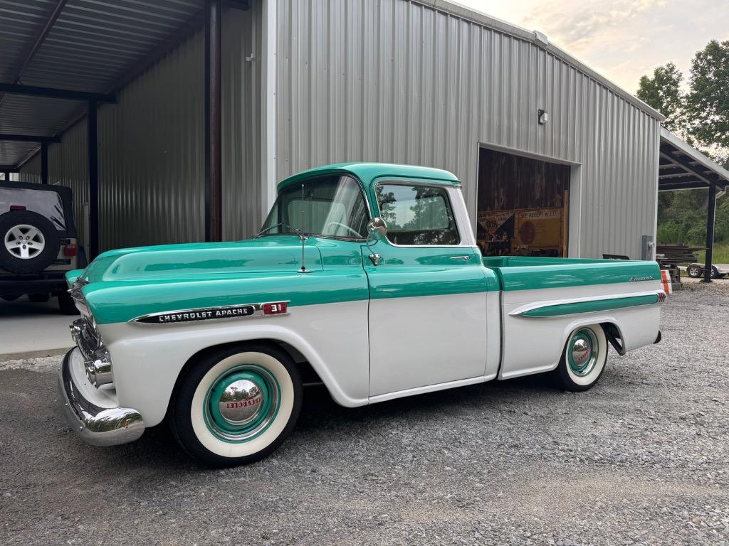 Chevrolet-Other-1959-Blue-Brown-42