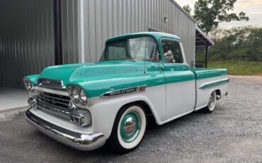 Chevrolet-Other-1959-Blue-Brown-43
