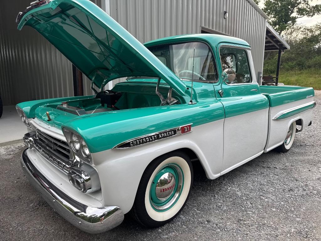 Chevrolet-Other-1959-Blue-Brown-47