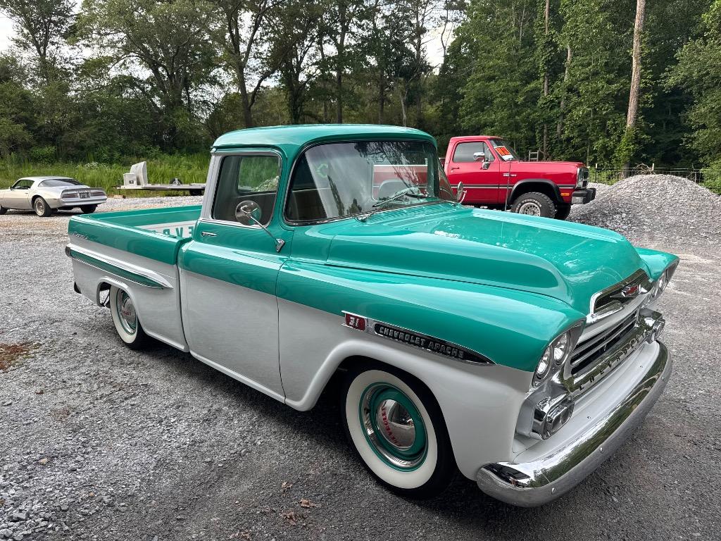 Chevrolet-Other-1959-Blue-Brown-5