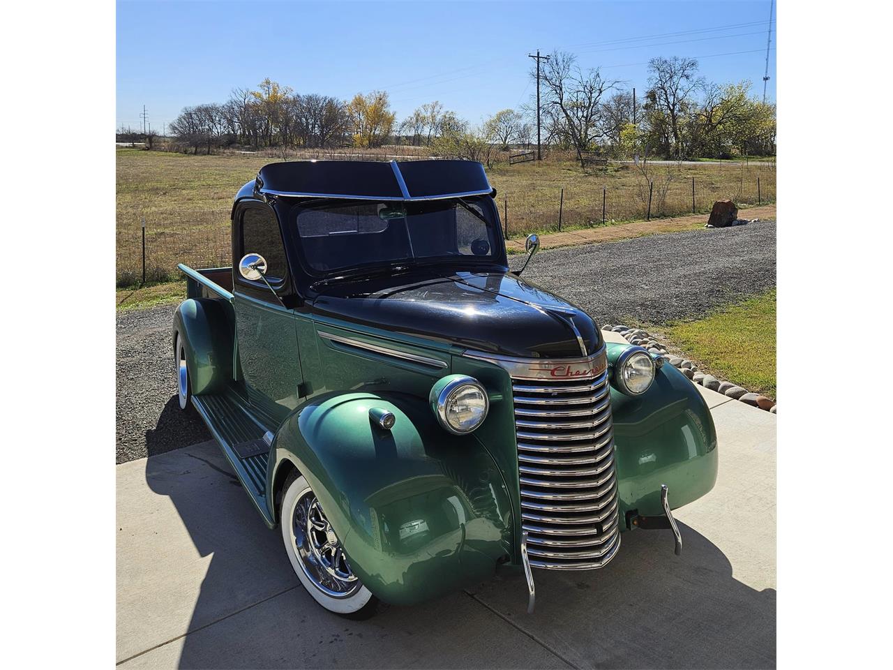 Chevrolet-Pickup-1940-GreenBlack-Gray-1