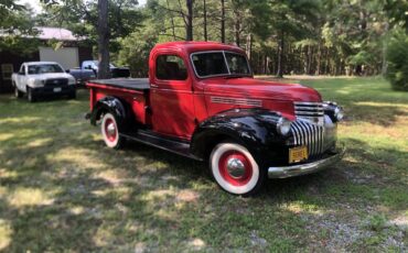 Chevrolet-Pickup-1946-Redblack-Maroon-2