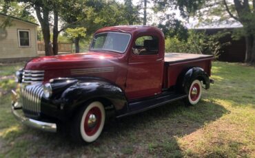 Chevrolet-Pickup-1946-Redblack-Maroon