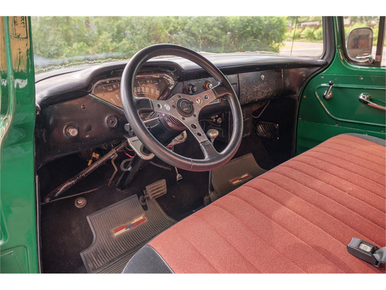 Chevrolet-Pickup-1957-Green-Black-and-red-22