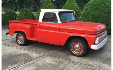 Chevrolet-Pickup-1964-Orange-amp-White-Grey-9