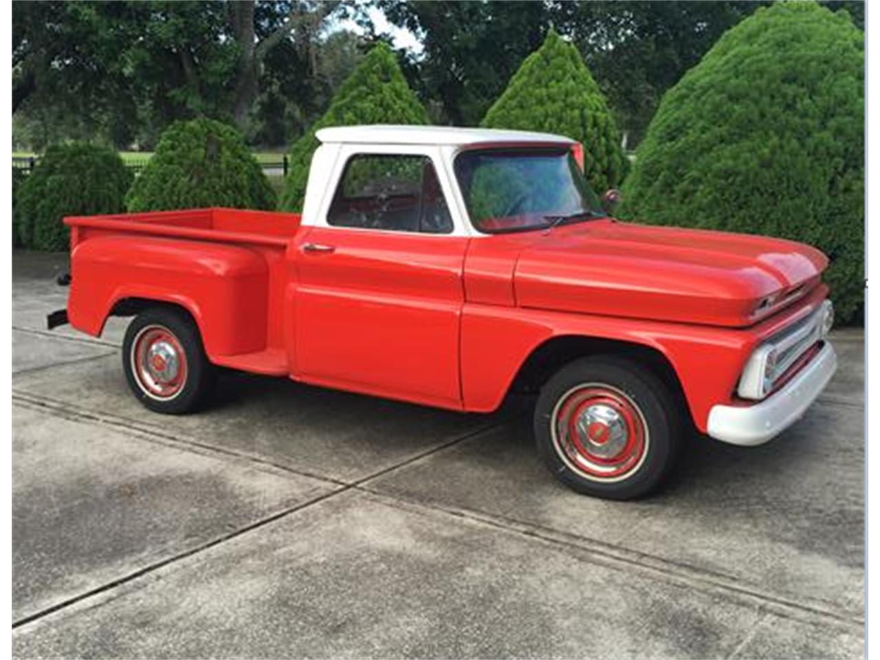 Chevrolet-Pickup-1964-Orange-amp-White-Grey-9