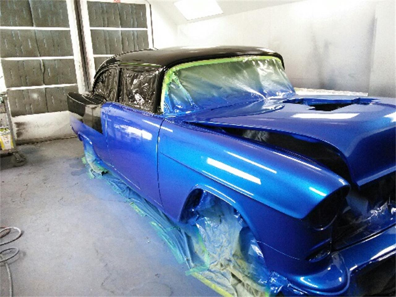 Chevrolet-Pro-street-1955-Black-Blue-Tan-Black-14